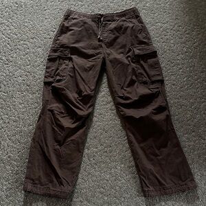 H&M Relaxed Fit Brown Cargo Pants